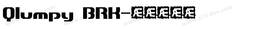 Qlumpy BRK字体转换